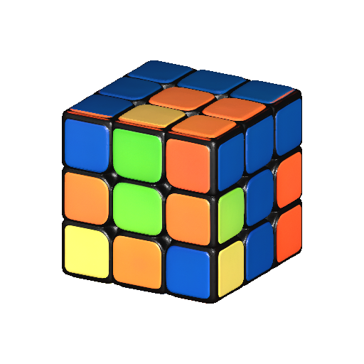 Classic 3x3 Rubik's Cube 3D Model