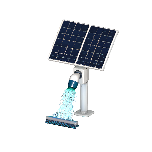 Solar-Powered Street Sweeper