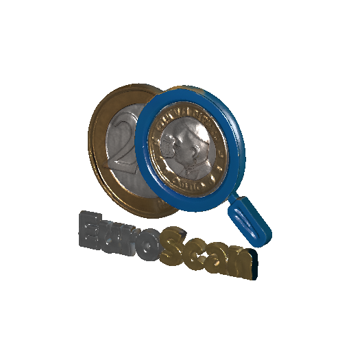 Euro Scan Magnifying Glass Logo