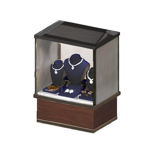 Luxury Jewelry Display Case with Mannequin Displays