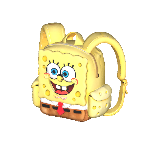 SpongeBob SquarePants Backpack 3D Model