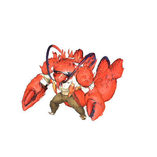 Lobster Warrior Hybrid Creature