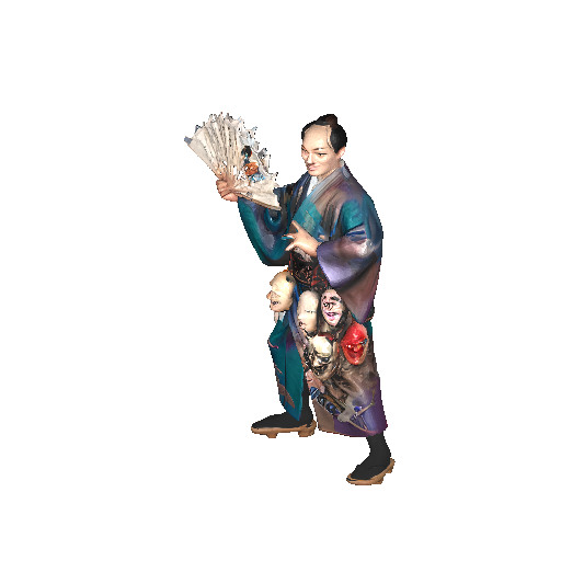 Samurai with Ghostly Companions