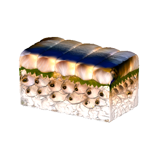 Cute Fish Tank Prop with Floating Fish