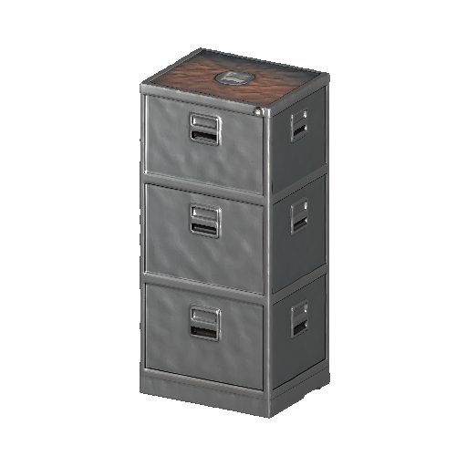 Classic Metal File Cabinet