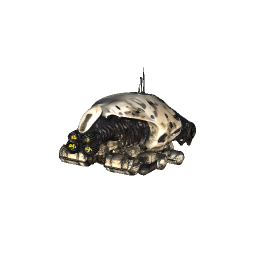Rustic Battle Tank with Weathered Armor